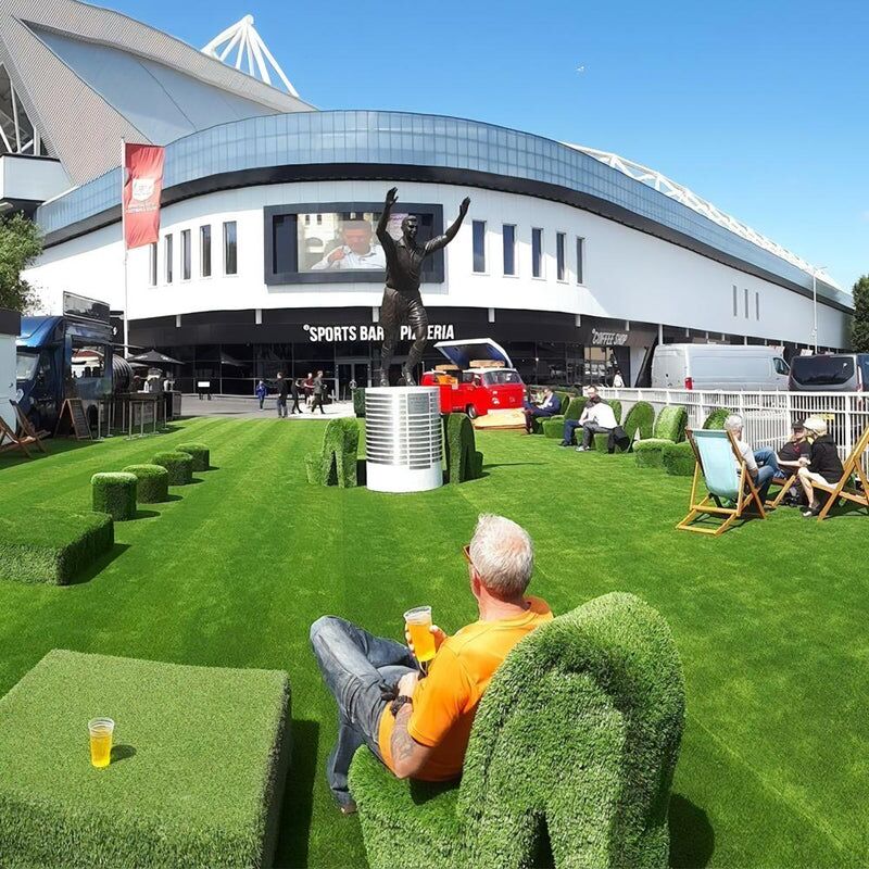 Wembley Striped 30mm Artificial Grass - Image 1 of 12